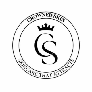 CS CROWNED SKIN SKINCARE THAT ATTRACTS logo