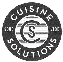 CS CUISINE SOLUTIONS SOUS VIDE logo