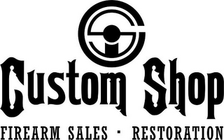 CS CUSTOM SHOP FIREARM · SALES RESTORATION logo