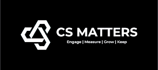 CS MATTERS, ENGAGE | MEASURE | GROW | KEEP logo