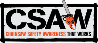 CSAW CHAINSAW SAFETY AWARENESS THAT WORKS logo