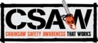 CSAW CHAINSAW SAFETY AWARENESS TRAINING THAT WORKS logo