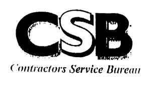 CSB CONTRACTORS SERVICE BUREAU logo