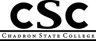 CSC CHADRON STATE COLLEGE logo