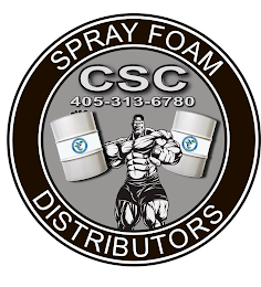 CSC SPRAY FOAM DISTRIBUTORS 405-313-6780 logo
