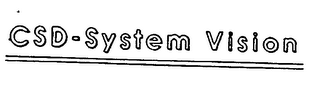 CSD SYSTEM VISION logo