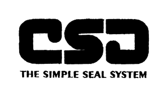 CSD THE SIMPLE SEAL SYSTEM logo