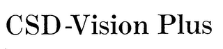 CSD-VISION PLUS logo