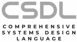 CSDL COMPREHENSIVE SYSTEMS DESIGN LANGUAGE logo