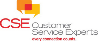 CSE CUSTOMER SERVICE EXPERTS EVERY CONNECTION COUNTS. logo
