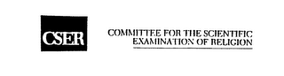 CSER COMMITTEE FOR THE SCIENTIFIC EXAMINATION OF RELIGION logo