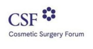 CSF COSMETIC SURGERY FORUM logo