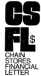 CSFL$ CHAIN STORES FINANCIAL LETTER logo