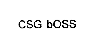 CSG BOSS logo
