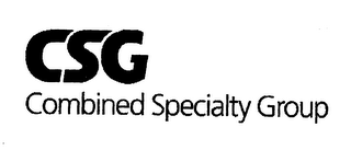 CSG COMBINED SPECIALTY GROUP logo