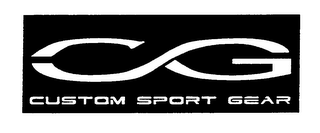 CSG CUSTOM SPORT GEAR logo