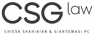CSG LAW CHIESA SHAHINIAN & GIANTOMASI PC logo