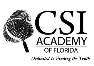 CSI ACADEMY OF FLORIDA DEDICATED TO FINDING THE TRUTH logo
