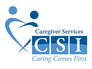 CSI CAREGIVER SERVICES CARING COMES FIRST logo