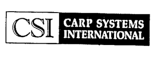 CSI CARP SYSTEMS INTERNATIONAL logo