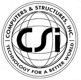 CSI COMPUTERS & STRUCTURES, INC. TECHNOLOGY FOR A BETTER WORLD logo