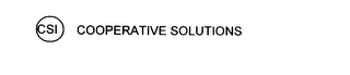 CSI COOPERATIVE SOLUTIONS logo