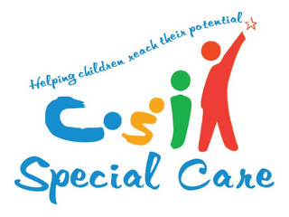 CSI HELPING CHILDREN REACH THEIR POTENTIAL SPECIAL CARE logo