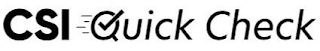 CSI QUICK CHECK logo