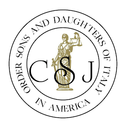 CSJ, ORDER SONS AND DAUGHTERS OF ITALY IN AMERICA logo