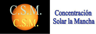 C.S.M. C.S.M. CONCENTRACIÓN SOLAR LA MANCHA logo