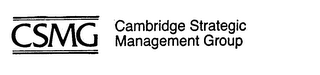 CSMG CAMBRIDGE STRATEGIC MANAGEMENT GROUP logo