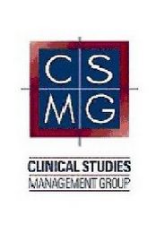 CSMG CLINICAL STUDIES MANAGEMENT GROUP logo