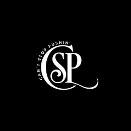 CSP CAN'T STOP PUSHIN' logo