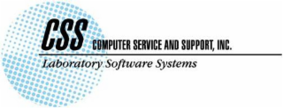 CSS COMPUTER SERVICE & SUPPORT, INC. LABORATORY SOFTWARE SYSTEMS logo