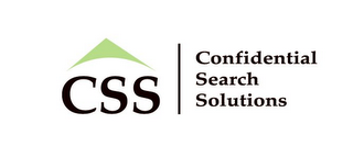 CSS CONFIDENTIAL SEARCH SOLUTIONS logo