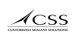 CSS CUSTOMIZED SEALANT SOLUTIONS logo