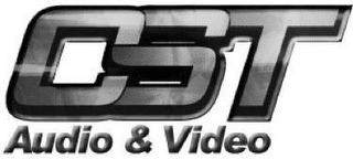 CST AUDIO AND VIDEO logo