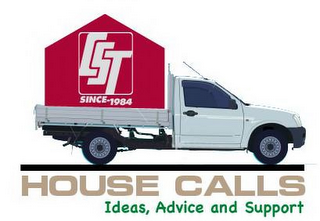 CST SINCE-1984 HOUSE CALLS IDEAS, ADVICE AND SUPPORT logo