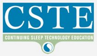 CSTE CONTINUING SLEEP TECHNOLOGY EDUCATION logo