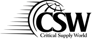 CSW CRITICAL SUPPLY WORLD logo