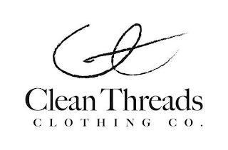 CT CLEANTHREADS CLOTHING CO. logo