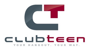 CT CLUBTEEN YOUR HANGOUT. YOUR WAY. logo