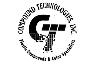 CT COMPOUND TECHNOLOGIES, INC. PLASTIC COMPOUNDS & COLOR SPECIALISTS logo