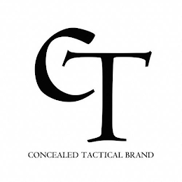 CT CONCEALED TACTICAL BRAND logo