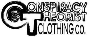 CT CONSPIRACY THEORIST CLOTHING CO. logo