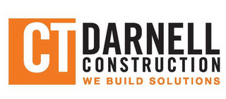 CT DARNELL CONSTRUCTION WE BUILD SOLUTIONS logo