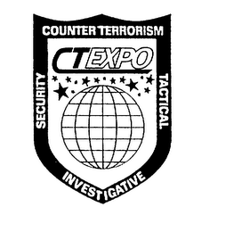 CT EXPO COUNTER TERRORISM SECURITY INVESTIGATIVE TACTICAL logo