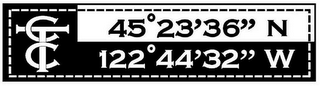 CTC 45° 23' 36" N 122° 44' 32" W logo