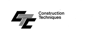 CTC CONSTRUCTION TECHNIQUES logo