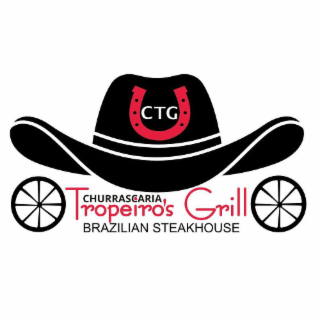 CTG CHURRASCARIA TROPEIRO'S GRILL BRAZILIAN STEAKHOUSE logo